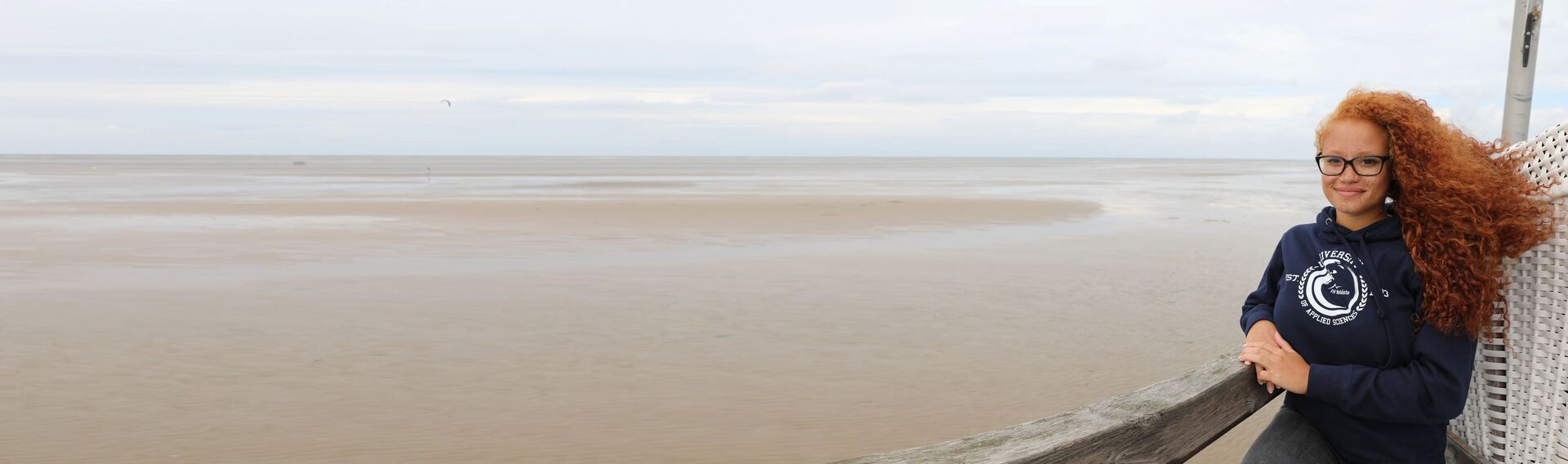 Studierende am Strand